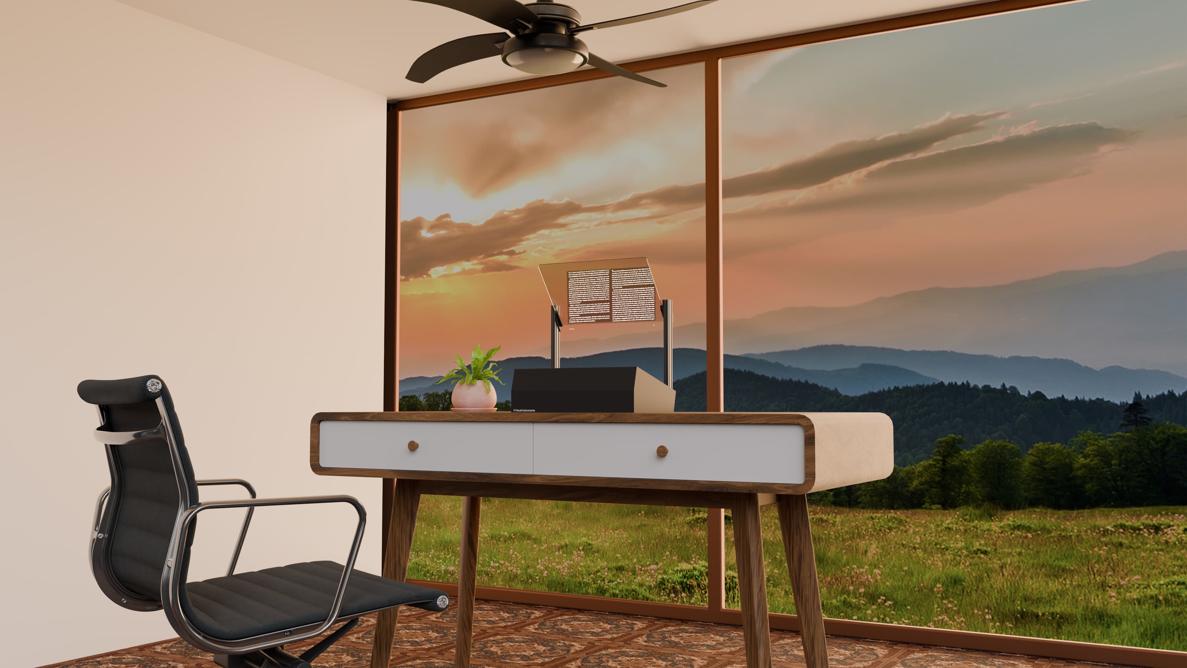 Work without eye strain